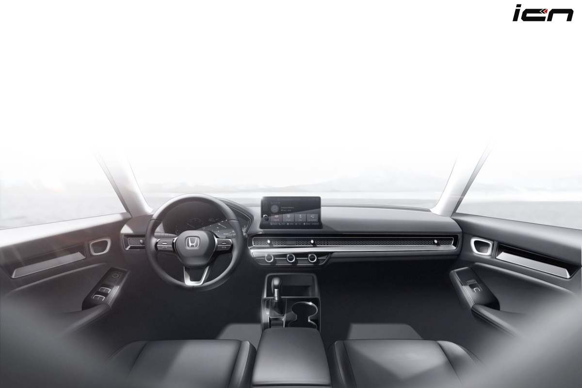 Honda Civic 2022 Interior Sketch