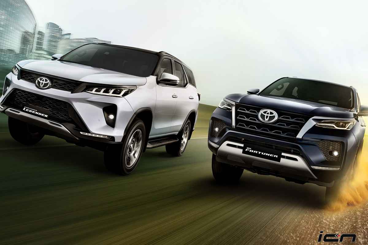 2022 Toyota Fortuner, Legender Price Increased By Up To Rs 1.10 Lakh