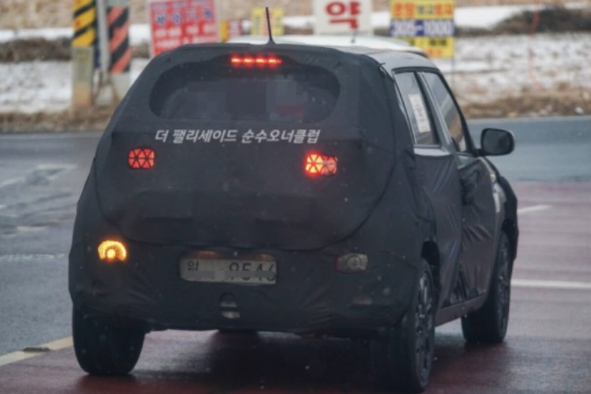 Hyundai AX SUV Spied Rear