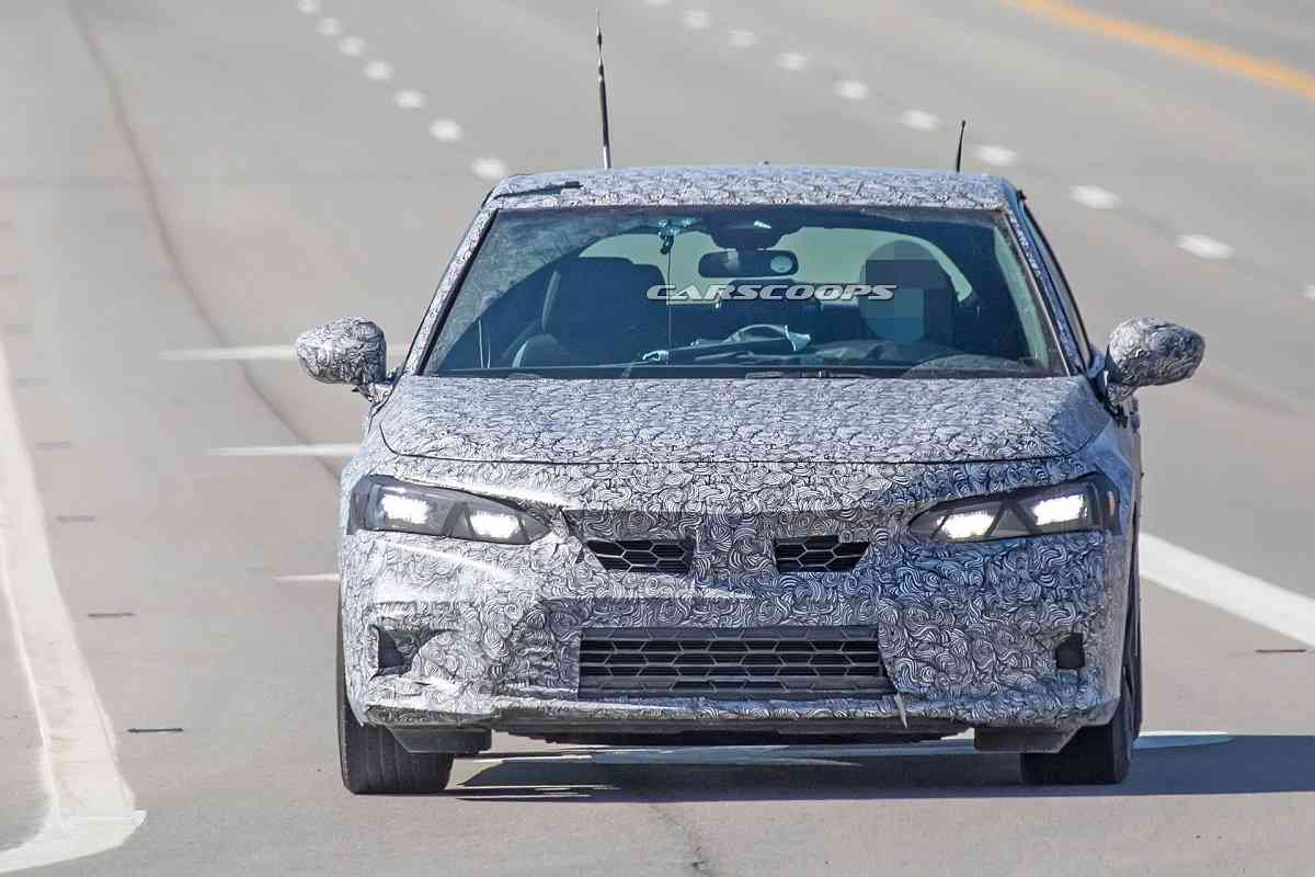 2022 Honda Civic hatchback Spied front