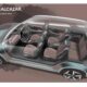 Hyundai Alcazar Interior Sketch
