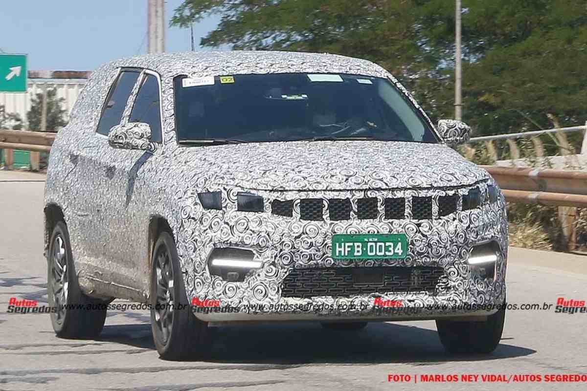 Jeep 7-seater SUV Spied
