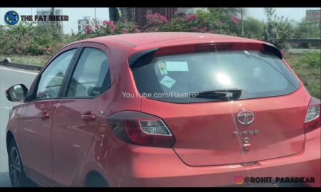 Tata Tiago CNG Spied undisguised