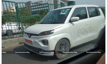 Maruti WagonR EV Spied