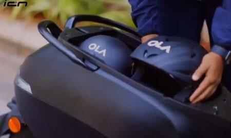 Ola electric scooter storage space