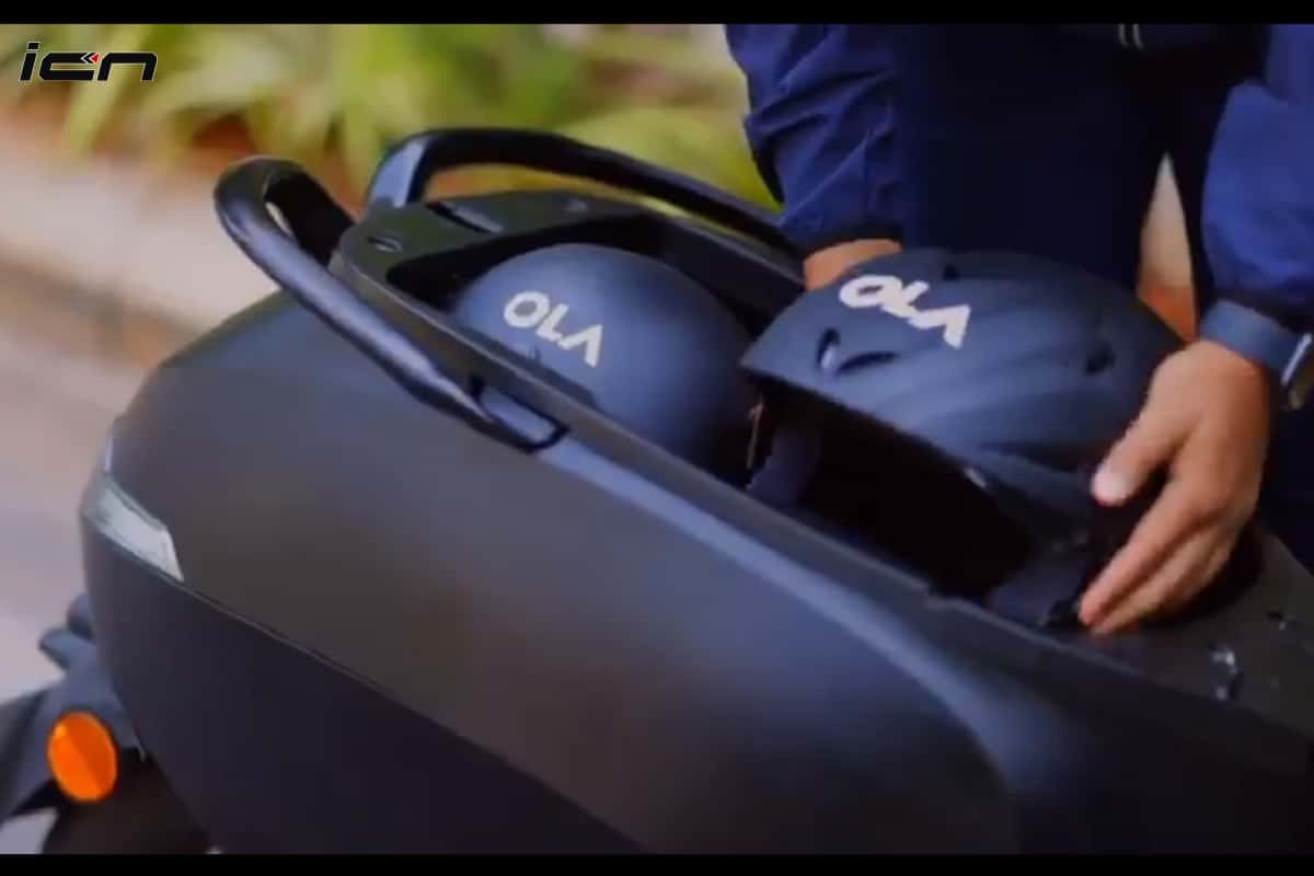 Ola electric scooter storage space