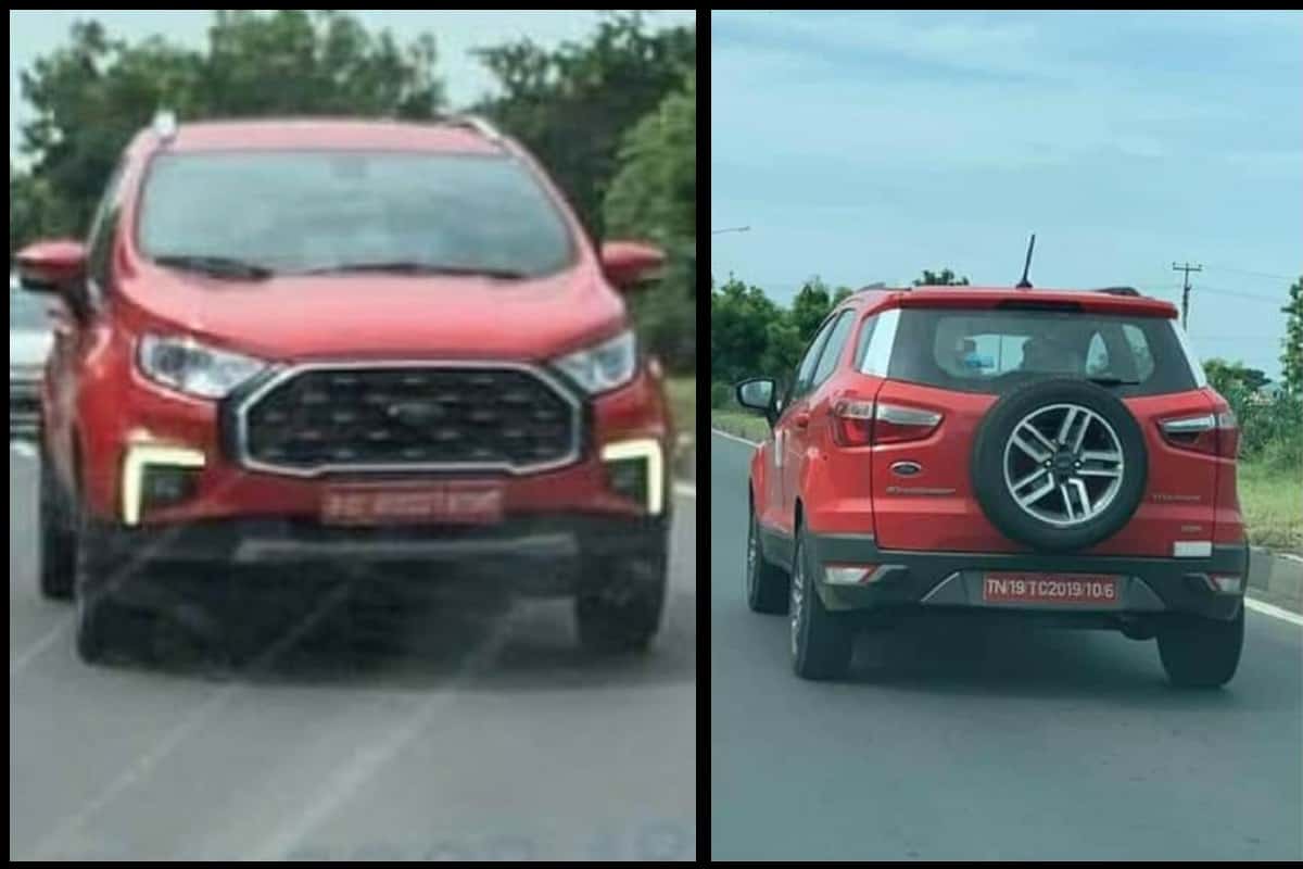 2021 Ford EcoSport facelift spied