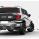 Jeep compact SUV rendered rear