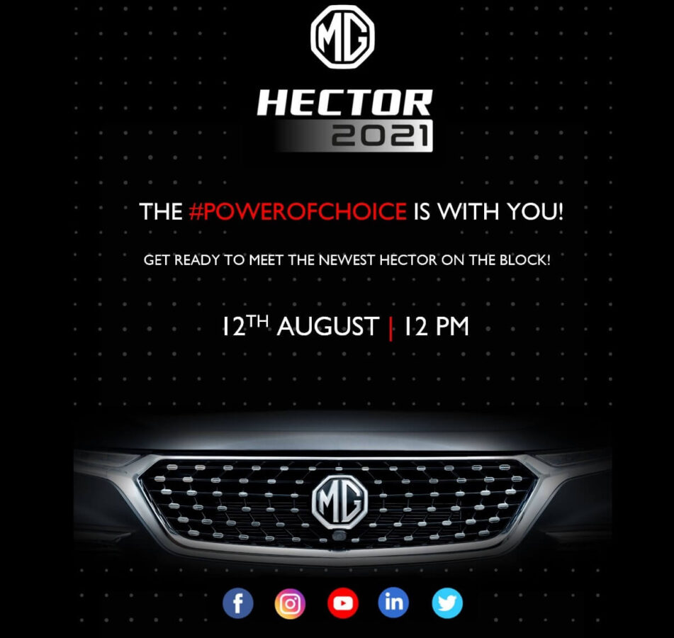 MG Hector Shine Launch Invite