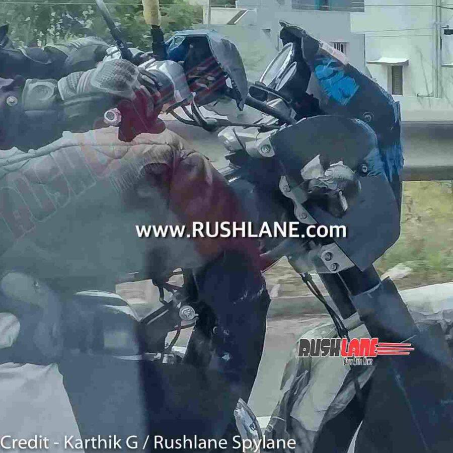 RE 650cc Cruiser Spied USD front forks
