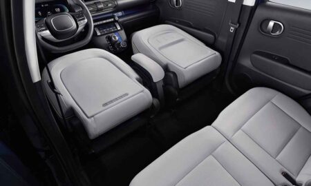Hyundai Casper foldable seats