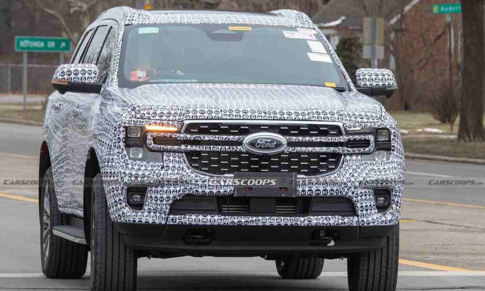 New-Gen Ford Endeavour (Everest) Spied Once more; Exhibits All-New Design