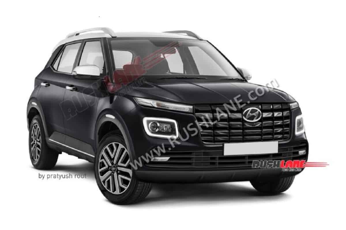 2022 Hyundai Venue Facelift In 5 New Bright Colours – Rendered