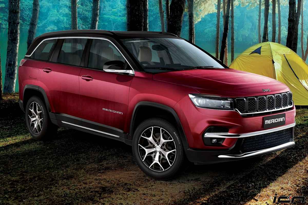 Jeep Meridian Front Revealed