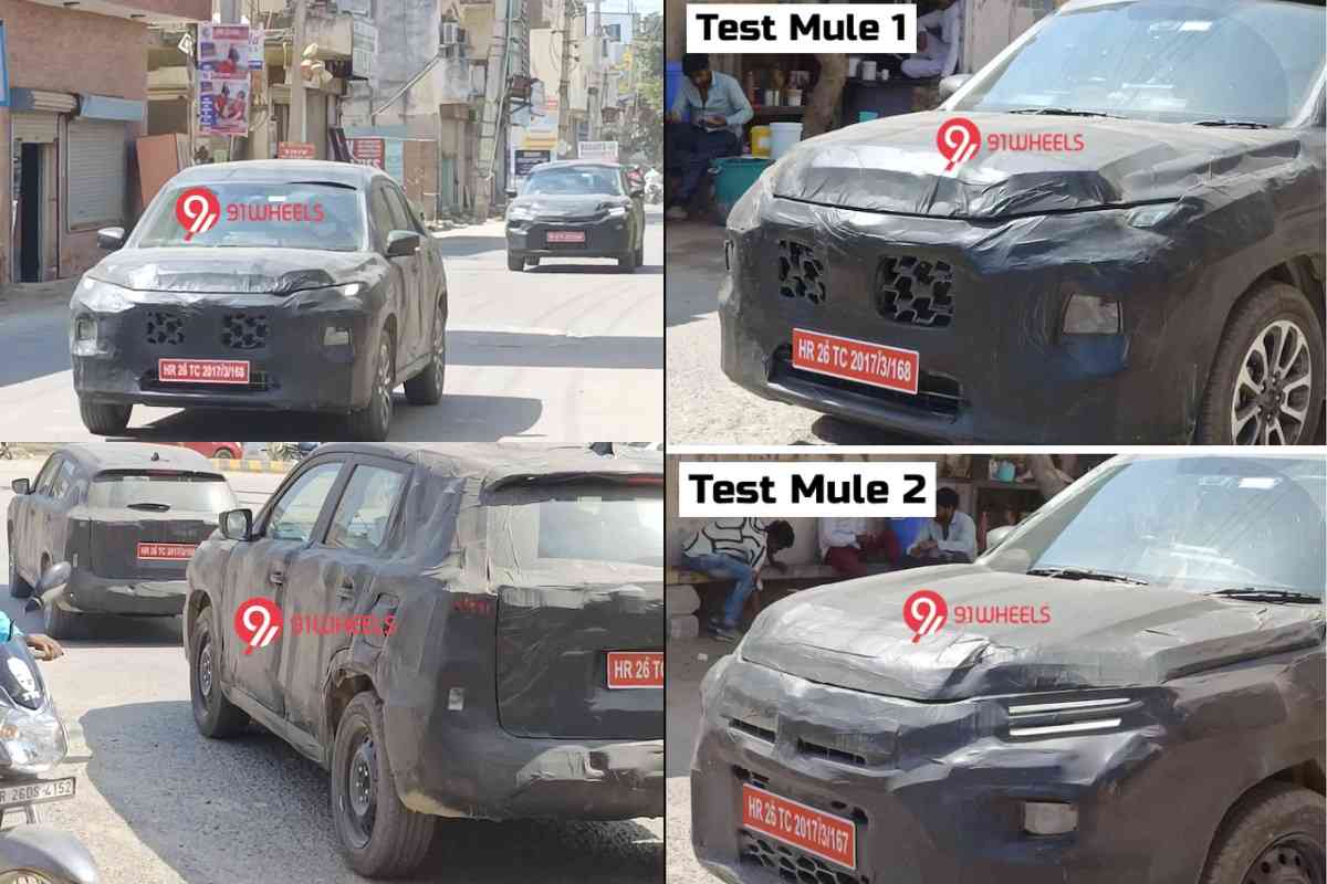 Maruti-toyota mid-sized SUV spied