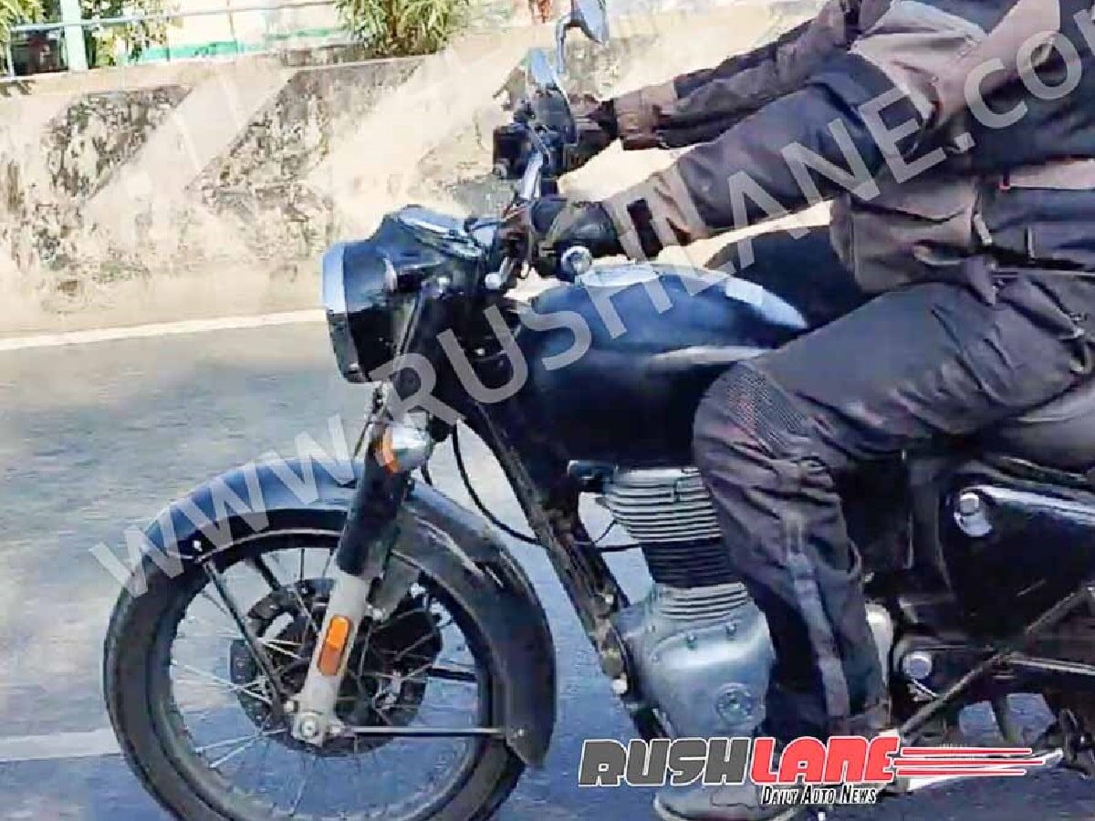 New Royal Enfield Bullet 350 spied