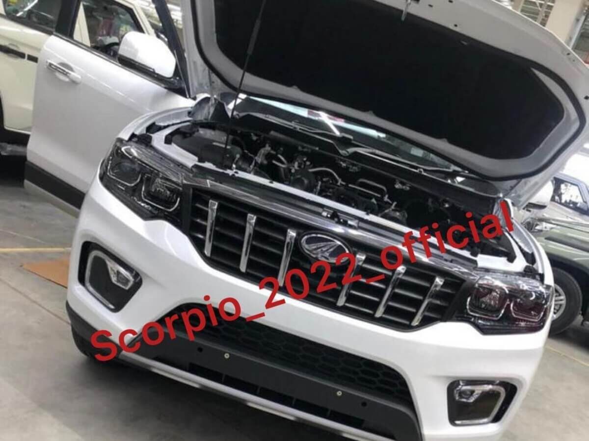 2022 Mahindra Scorpio Front Leaked