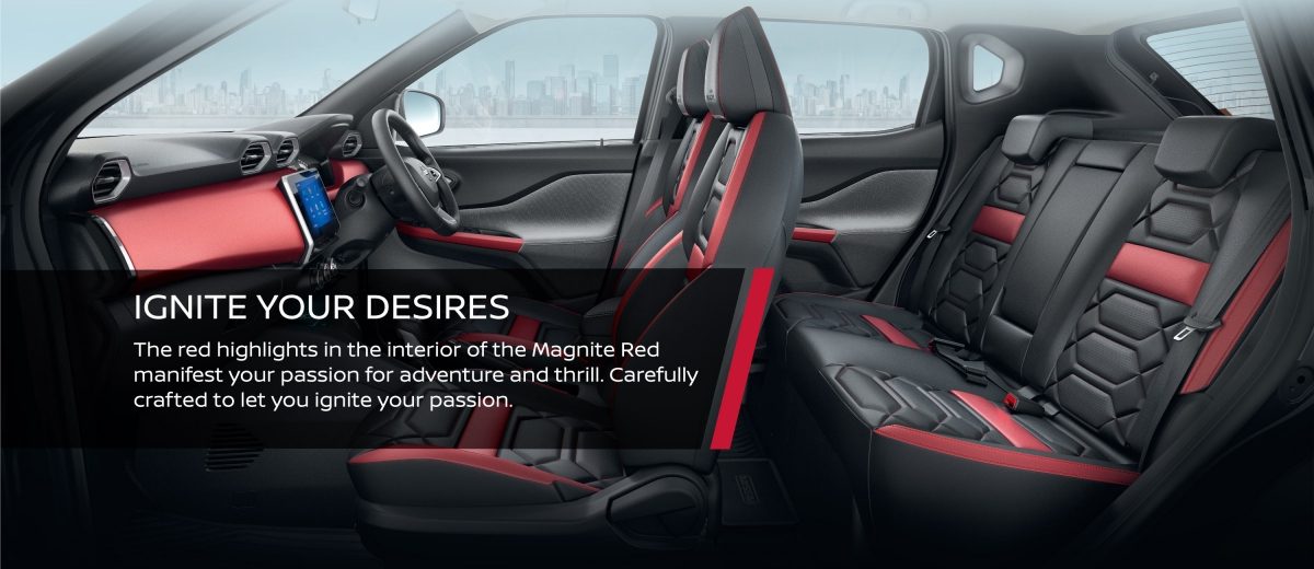 Magnite Red Edition Interior