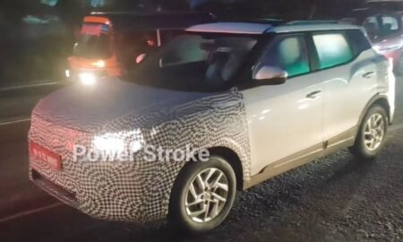 XUV400 Front spied