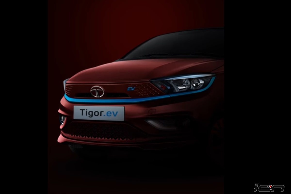 New Tata Tigor EV Red Colour