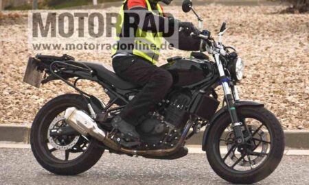 Royal Enfield 450cc Roadster Spied