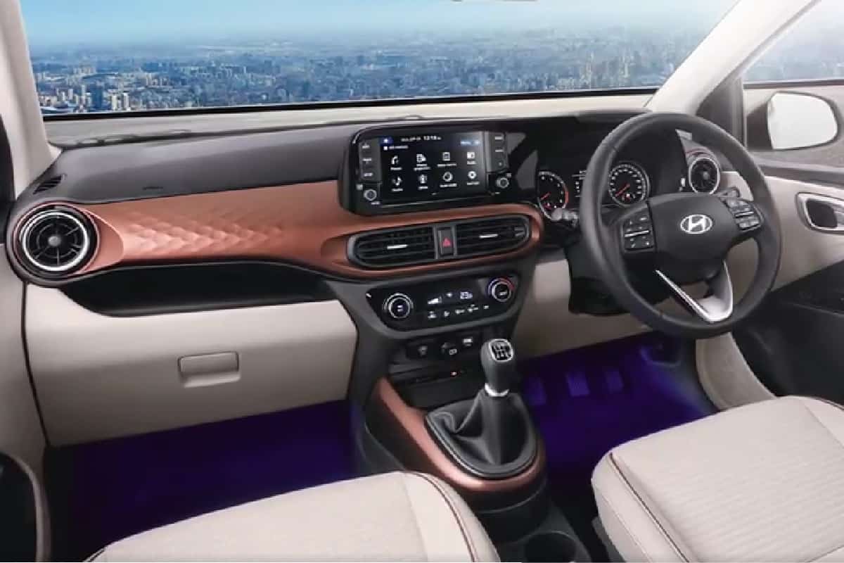 2023 Hyundai Aura Interior