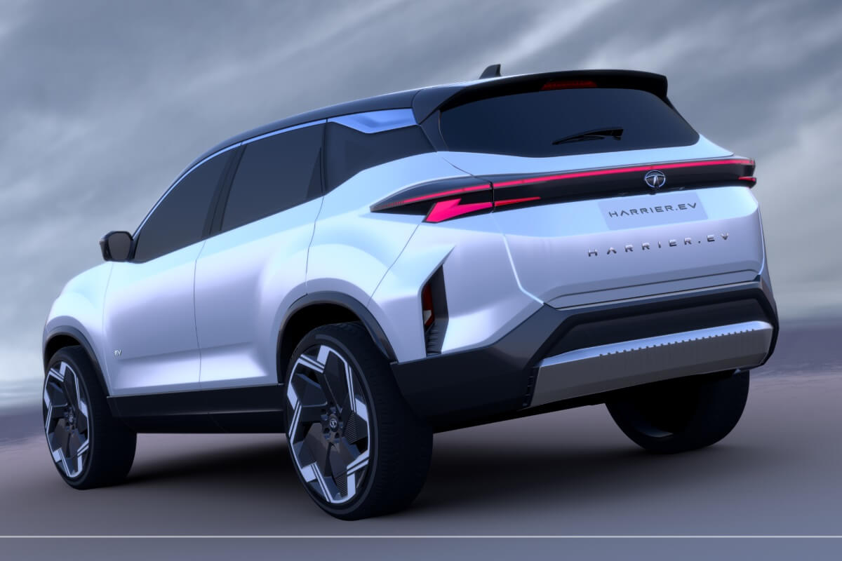 Upcoming Tata Cars Harrier Electric design