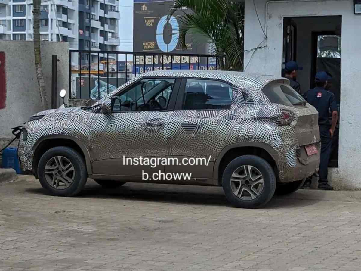 Tata Punch Electric Spied Side