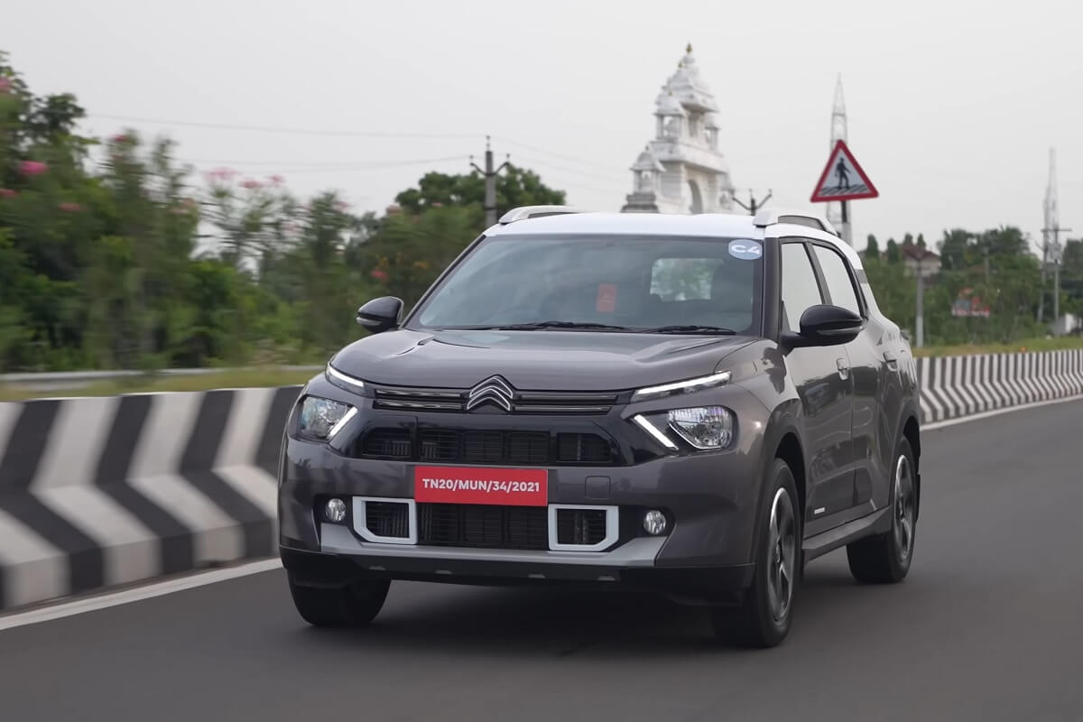 Citroen C3 Aircross variant-wise features