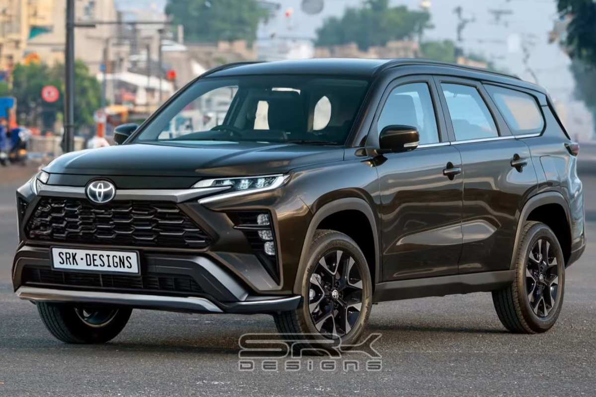 7-seater Toyota Hyryder Rendered