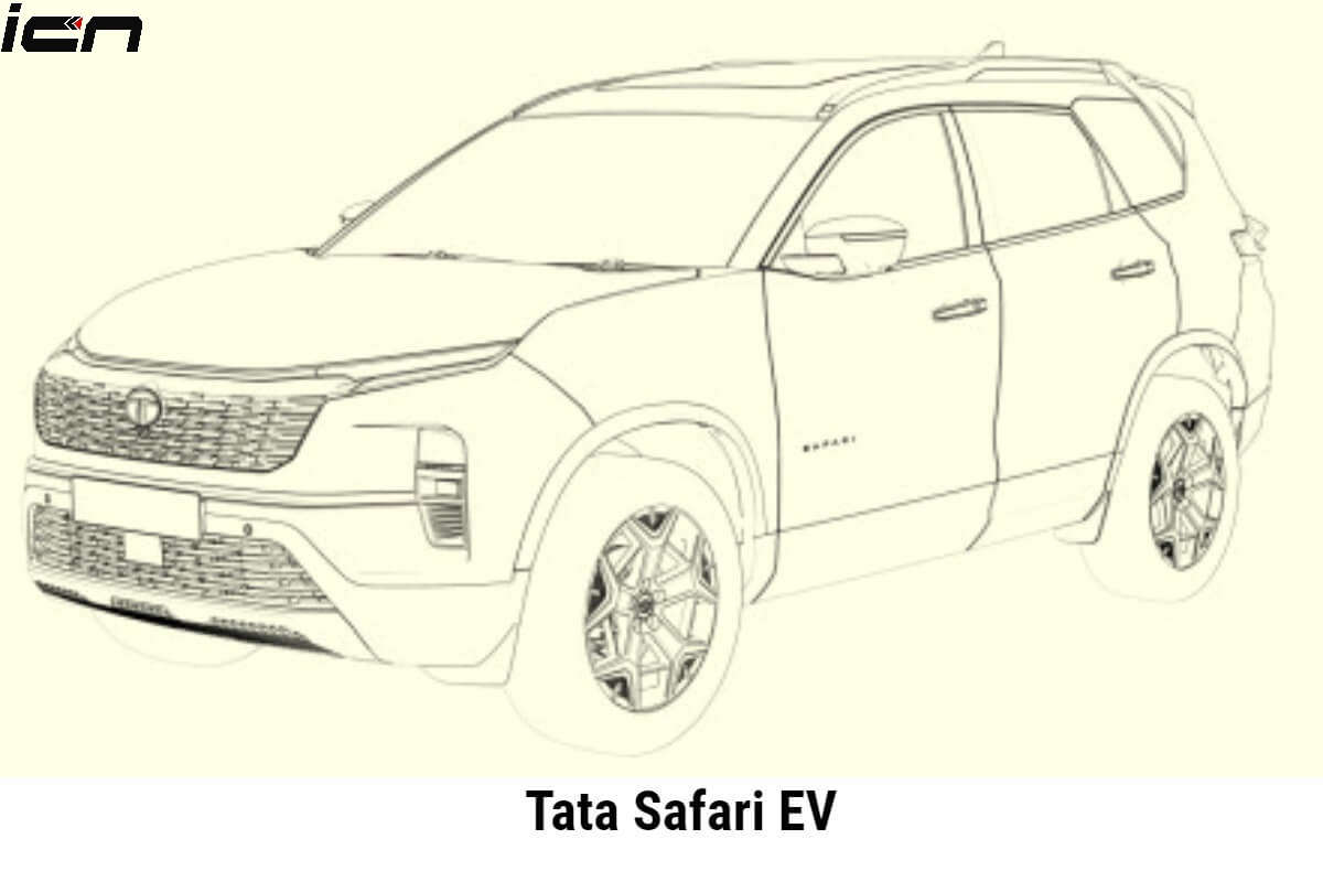 Tata Safari EV Design Patent
